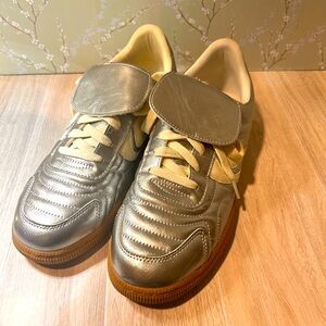 Steve Madden NYC Metallic Silver Sneakers